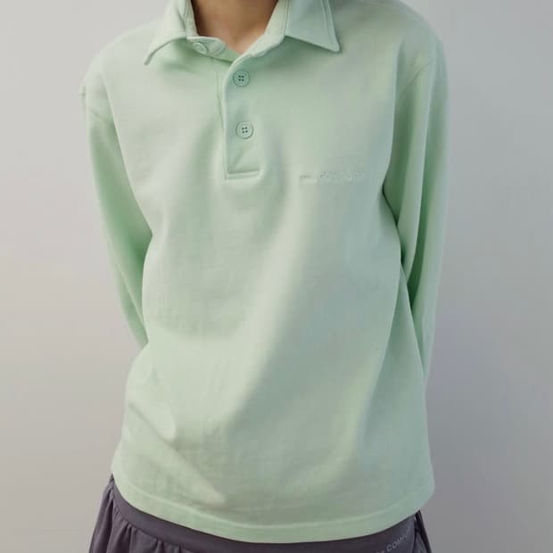 지초이 Jichoi comfort 26-001 PK shirt 민트