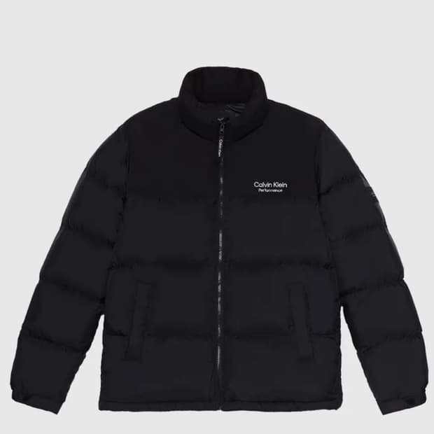 구해요) 캘빈클라인 퍼포먼스 덕다운 패딩 블랙