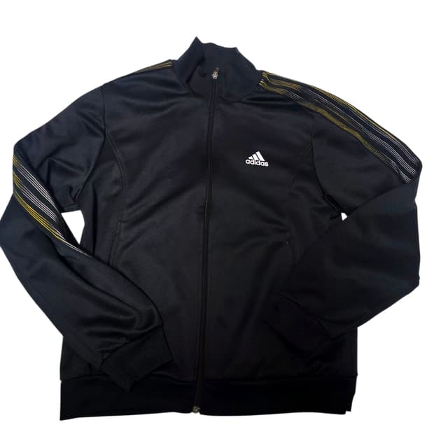 [아디다스] 올드스쿨 블랙 옐로우 삼선 클리마365 져지 트랙탑 95