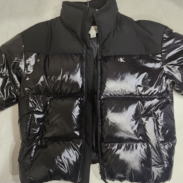 캘빈클라인 숏패딩