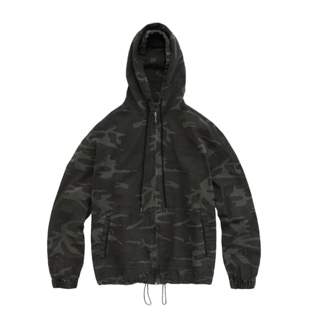 4) 폴리테루 집 후디 파카 카모