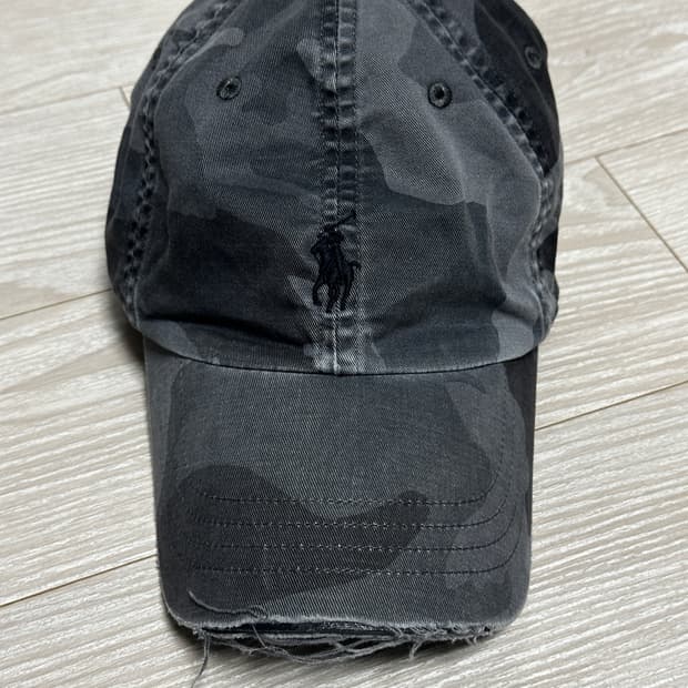 폴로 카모 모자 캡