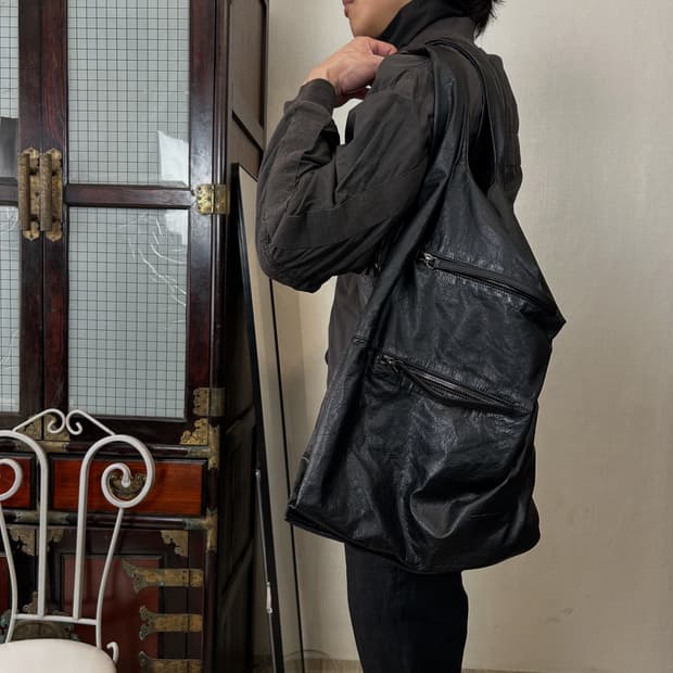 JIL SANDER by RAF SIMONS 12ss 램스킨 쇼퍼백