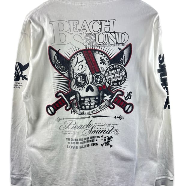 Beach Sound X 원피스 스컬 롱슬리브2167