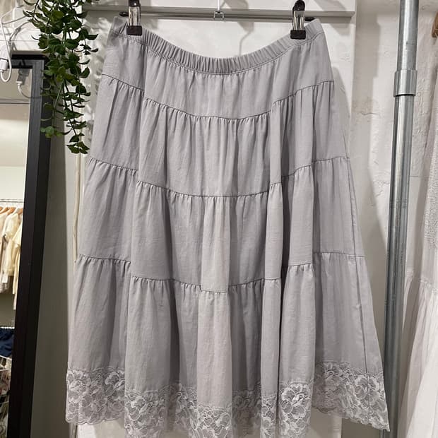 ⭐️단 3일만 할인⭐️mellow skirt (purple grey)