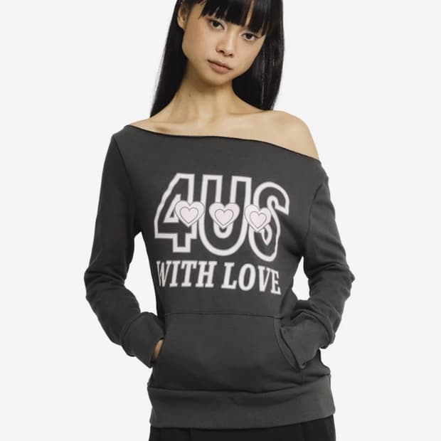 4US Pocket sweatshirts (charcoal)