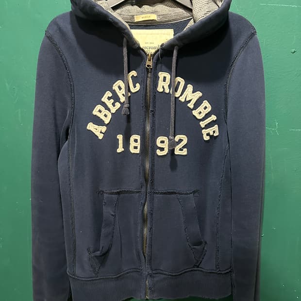 아베크롬비 후드집업 네이비M