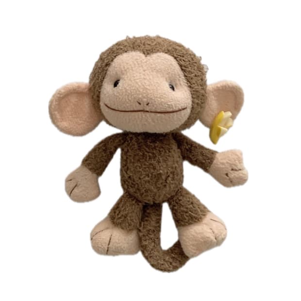 [빈티지] 애착 원숭이 바나나 인형