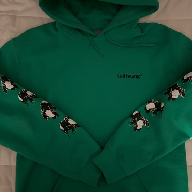 골프왕 그린 후드티