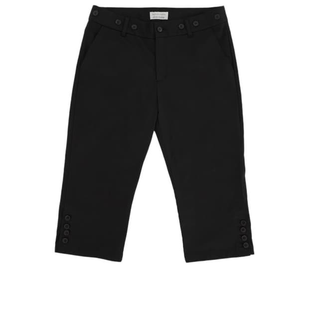 버튼 카프리 팬츠 7부