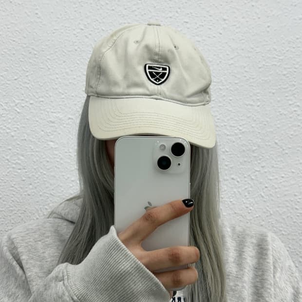 나이키 테니스로고 화이트 볼캡