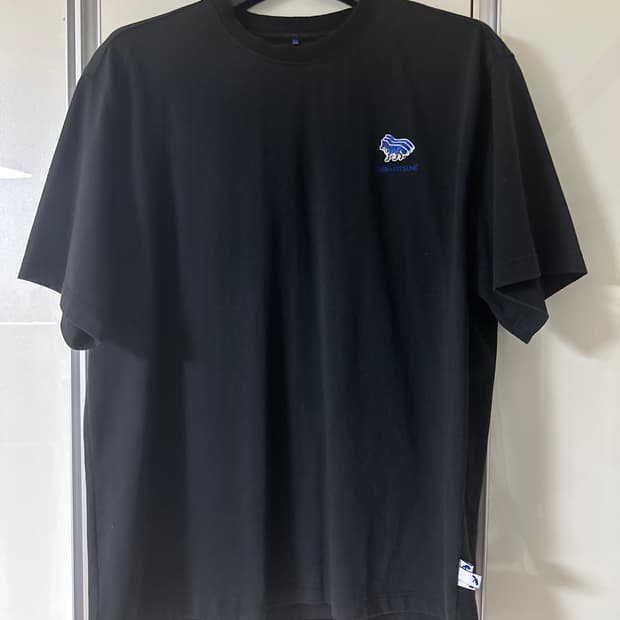 아더에러 메종키츠네 반팔 티셔츠 블랙 트리플 폭스