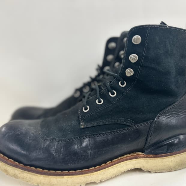 VISVIM 비즈빔  VERITUS 포크 부츠 올블랙 9.5