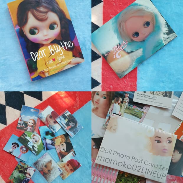 블라이스 지나개런 사진앨범  &컬렉션 카드 & 모모꼬  엽서