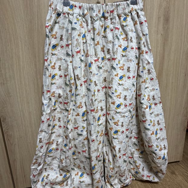 강아지파티 벌룬핏 팬츠 하구미 모리걸 스즈코