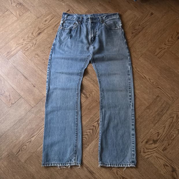 [32]리바이스 517 빈티지 데미지드 플레어핏 데님 팬츠