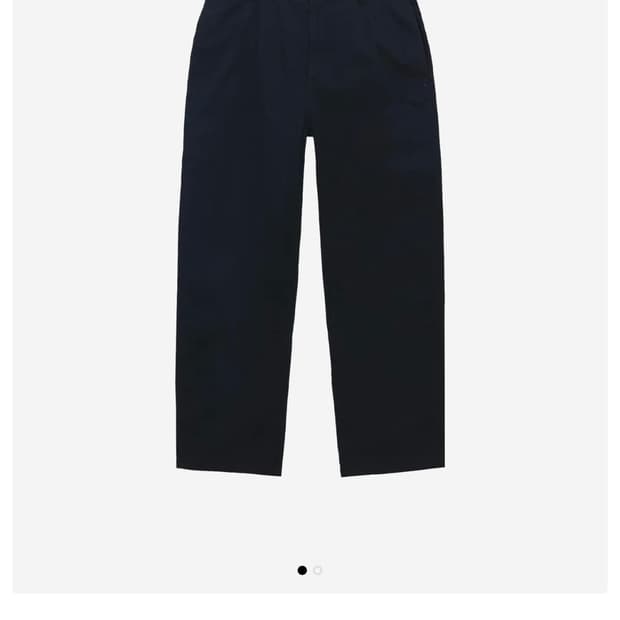 스투시 워크기어 팬츠 블랙 30