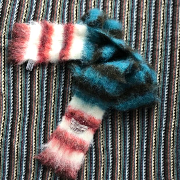 락피시웨더웨어 스트라이프 머플러