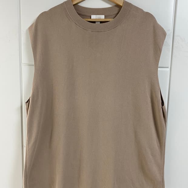 [L] cos 코스 니트 베스트 베이지