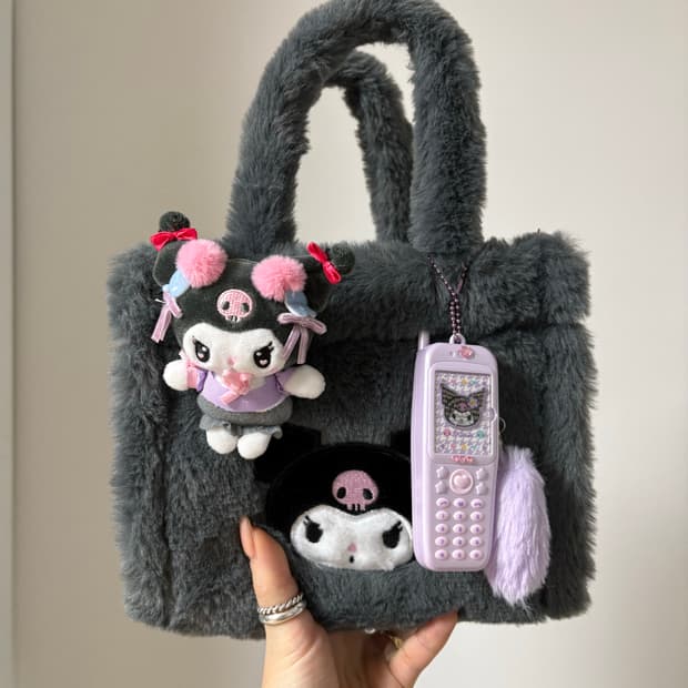 산리오 쿠로미가방 쿠로미백 쿠로미키링