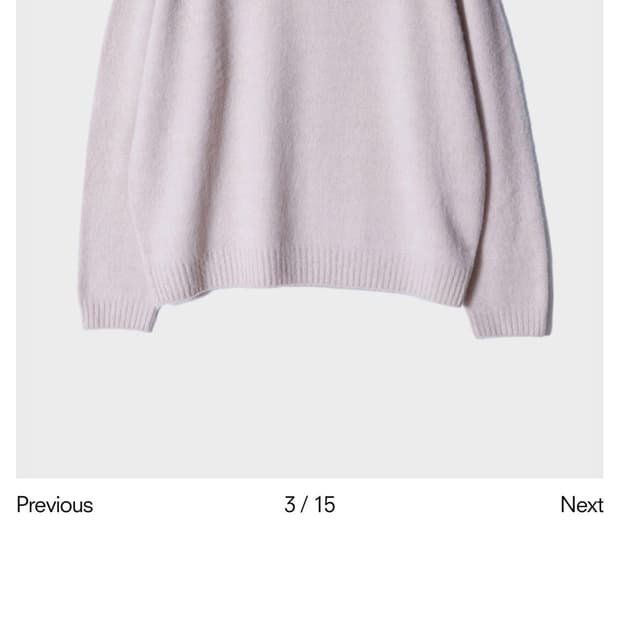 [46] 퍼스트플로어 쉐기독 니트 펄 핑크