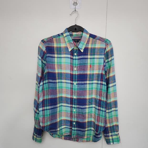 폴로랄프로렌 95 체크셔츠 린넨셔츠 마셔츠