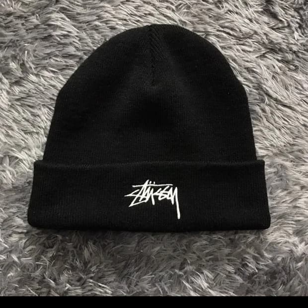 [[FREE, A급]@ 스투시(STUSSY) 블랙 비니