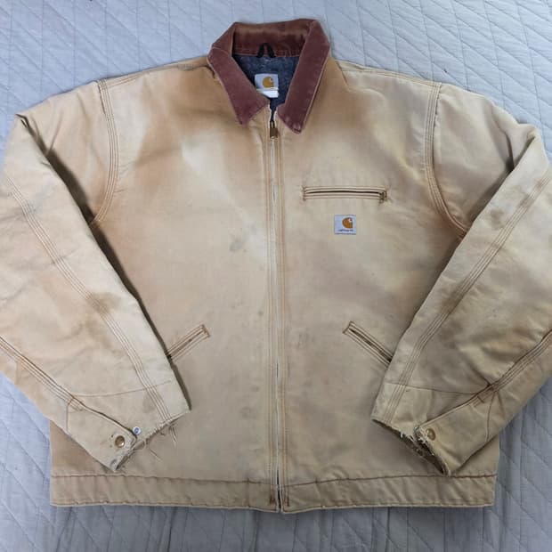 [XXL] 90-00s 칼하트 J001 BRN 트래쉬드 디트로이트 자켓