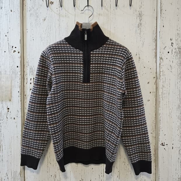 GOLF CLUB 남성 반집업 니트 100