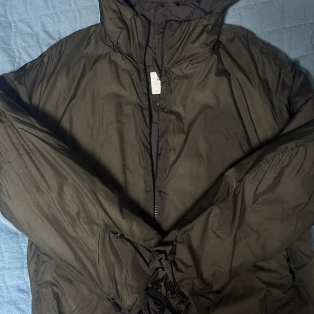 4) 급처 폴리테루 라이트 푸퍼 자켓 라후자 머드 1.5