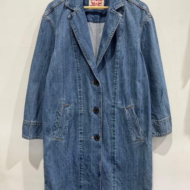 리바이스 LEVI'S 여성 샬롯 데님 코트 XS