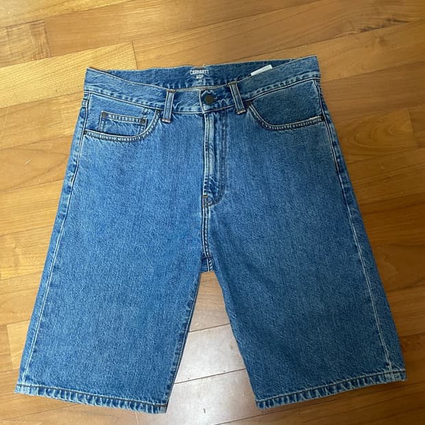 칼하트 WIP  폰티악 데님 쇼츠 반바지 30