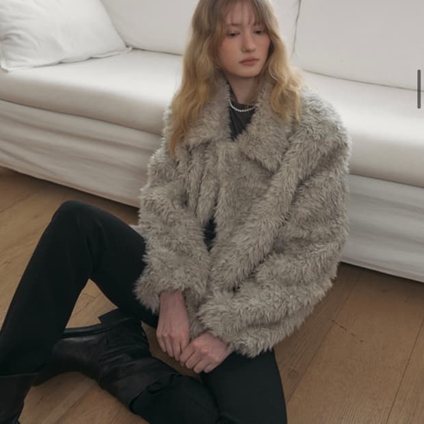 [새제품] 퍼 자켓