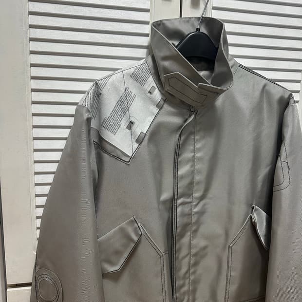 [50] 강혁 에어백 실버 봄버 패딩 자켓