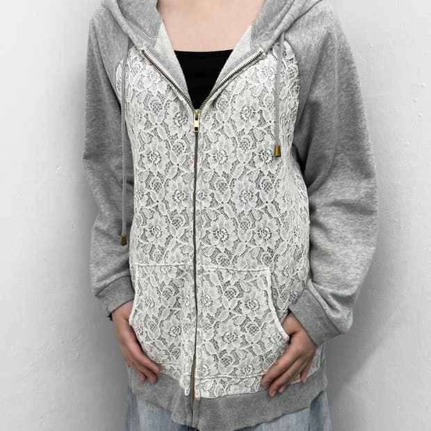 코지 레이스 후드집업