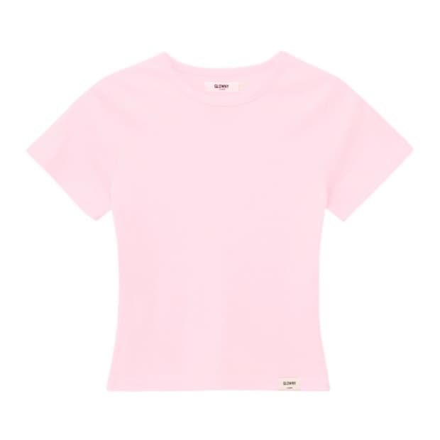글로니(glowny) G BABY TEE 베이비 티 핑크 발렌타인