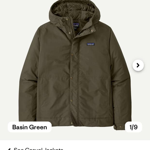 파타고니아 이스머스 자켓 L