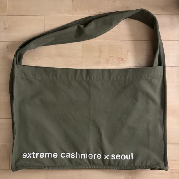 extreme cashmere 익스트림 캐시미어 서울 팝업백