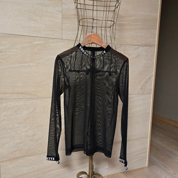 [38] 럭키슈에뜨 여성 시스루 긴팔티