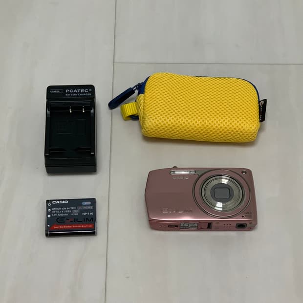 casio ex-z2300 카시오 엑슬림 핑크 아일릿 모카 디카 카메라