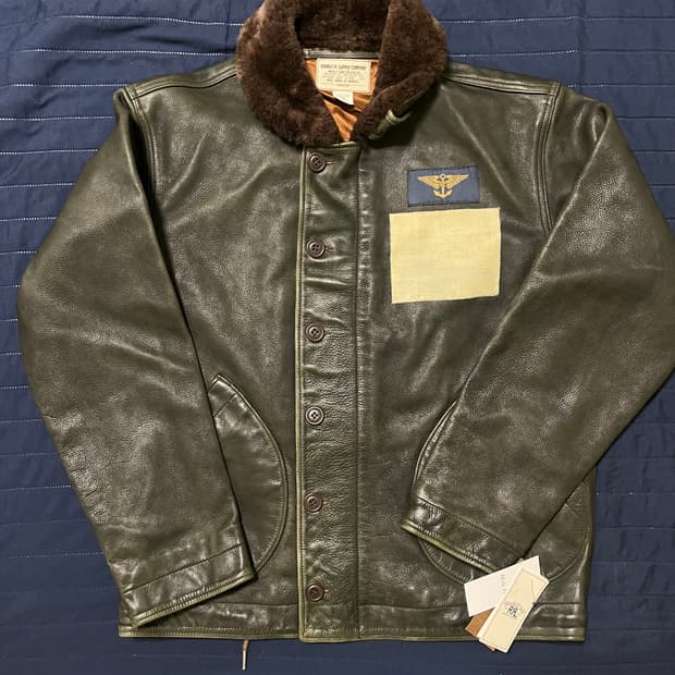 Rrl 26시즌 최고가 셔링 카라 덱자켓