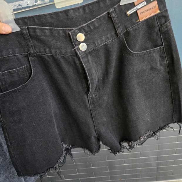 흑청 반바지 사이즈 30