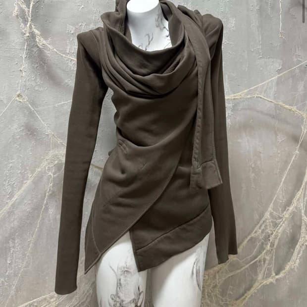 릭오웬스 다크쉐도우 스카프가디건