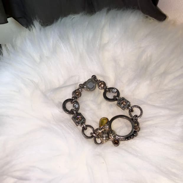 빈티지 꿀벌장식 팔찌 y2k vintage