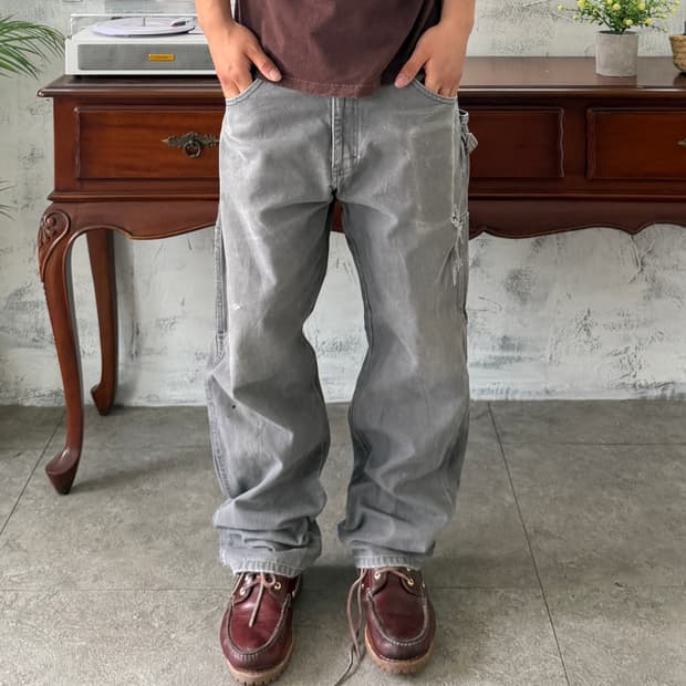 디키즈 워크팬츠 그레이