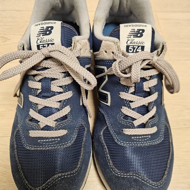 뉴발란스 574 네이비 - D 스탠다드 270