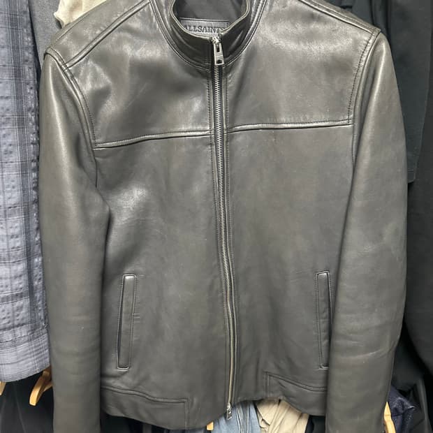 올세인츠 애스토리아 레더자켓 양가죽
