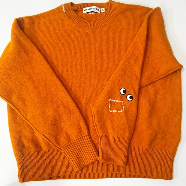 안야 힌드마치 유니클로 프리미엄램 크루넥 스웨터 anyahindmarch