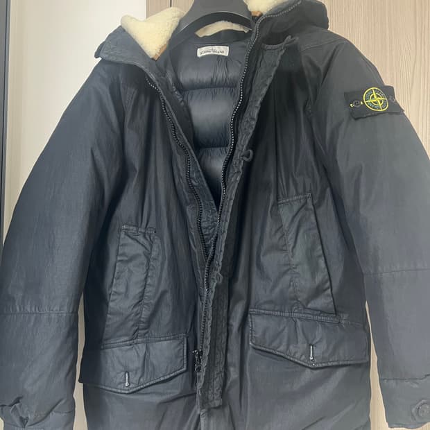 스톤아일랜드/50 fili 레지나타 양털 패딩/L