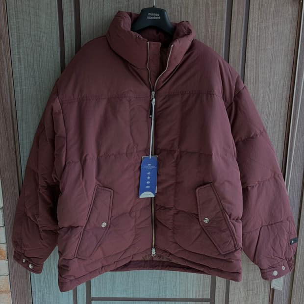 [새상품]비바스튜디오 나일론 푸퍼 덕다운 패딩 버건디